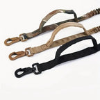 6-Piece Tactical Dog Harness Set for Large Dogs - MOLLE Vest with Collar, Bungee Leash & Pouches