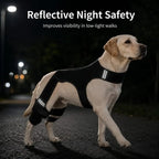 Adjustable Dog Leg Brace for Rear Legs, Breathable Support with Reflective Straps