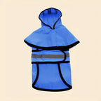 Adjustable Dog Raincoat for Small & Large Dogs, Waterproof Hooded Windproof Coat