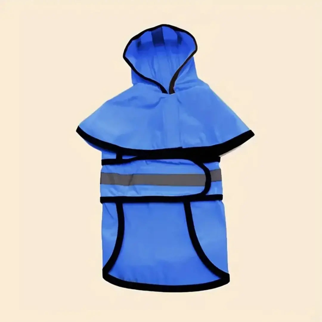 Adjustable Dog Raincoat for Small & Large Dogs, Waterproof Hooded Windproof Coat