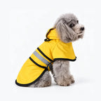 Adjustable Dog Raincoat for Small & Large Dogs, Waterproof Hooded Windproof Coat