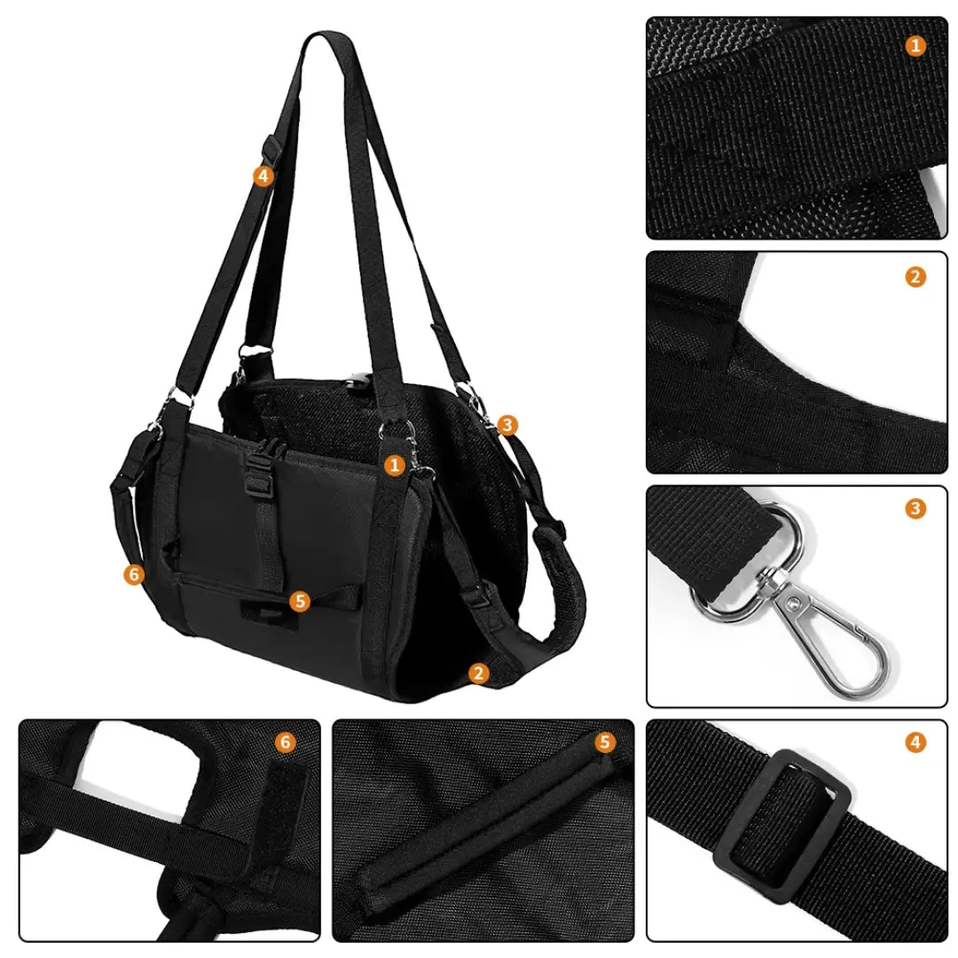 Adjustable Mobility Support Dog Lift Harness with Shoulder Strap for Senior & Injured Dogs