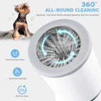 Automatic Dog Paw Cleaner for Small & Medium Dogs, USB Rechargeable