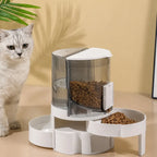 Automatic Pet Water Dispenser & Feeder for Cats & Small Dogs