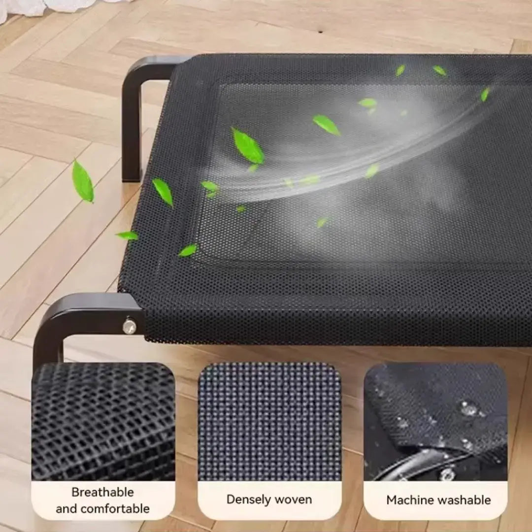 Breathable Raised Dog Bed Replacement Cover Mesh Hammock Fabric