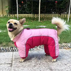 Camo Dog Jackets for Winter, Warm Reflective Snowsuit for French Bulldog & Chihuahua