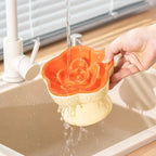 Ceramic Slow Feeder Bowl for Cats & Small Dogs, Raised Pedestal