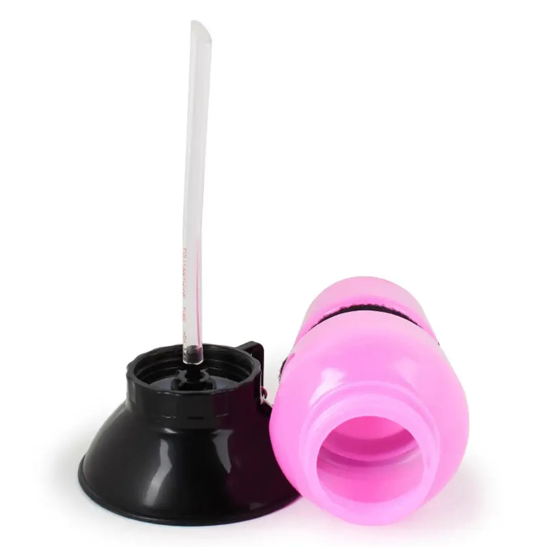 Compact Travel Portable Dog Water Bottle with 550ml Capacity & Foldable Bowl