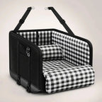 Console Dog Car Seat Booster for Small Dogs & Cats, Safety Leash, Up to 5 kg