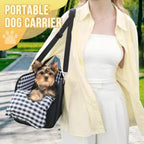 Console Dog Car Seat Booster for Small Dogs & Cats, Safety Leash, Up to 5 kg