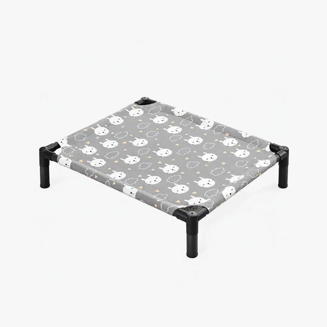 Cooling Mesh Elevated Pet Bed with Raised Frame for Dogs & Cats