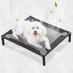 Cooling Mesh Elevated Pet Bed with Raised Frame for Dogs & Cats