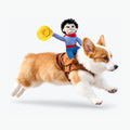 Cowboy Dog Costumes for Halloween, Funny Pet Rider Outfit for Small & Large Dogs