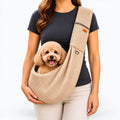 Crossbody Pet Sling Carrier for Small Dogs & Cats, Breathable Hands-Free Shoulder Bag