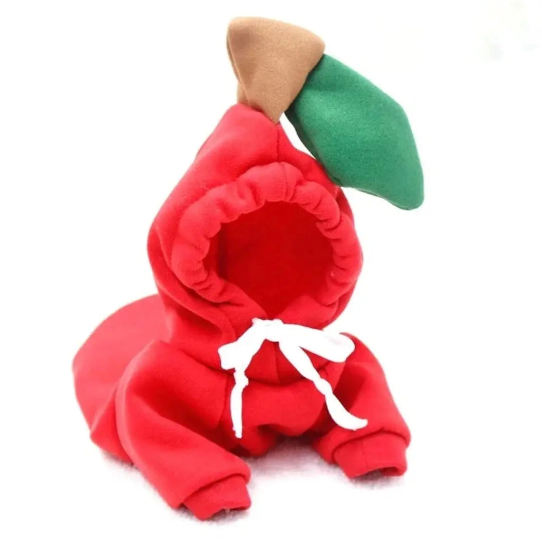 Cute Dog Clothes for Small Dogs, Warm Fleece Animal & Fruit Hoodie Costume