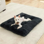 Dog Bed Mat for Small to Large Dogs, Plush Washable Sleeping Cushion