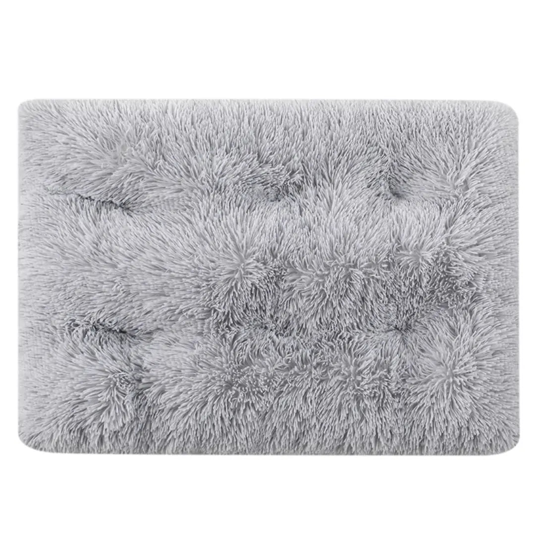Dog Bed Mat for Small to Large Dogs, Plush Washable Sleeping Cushion