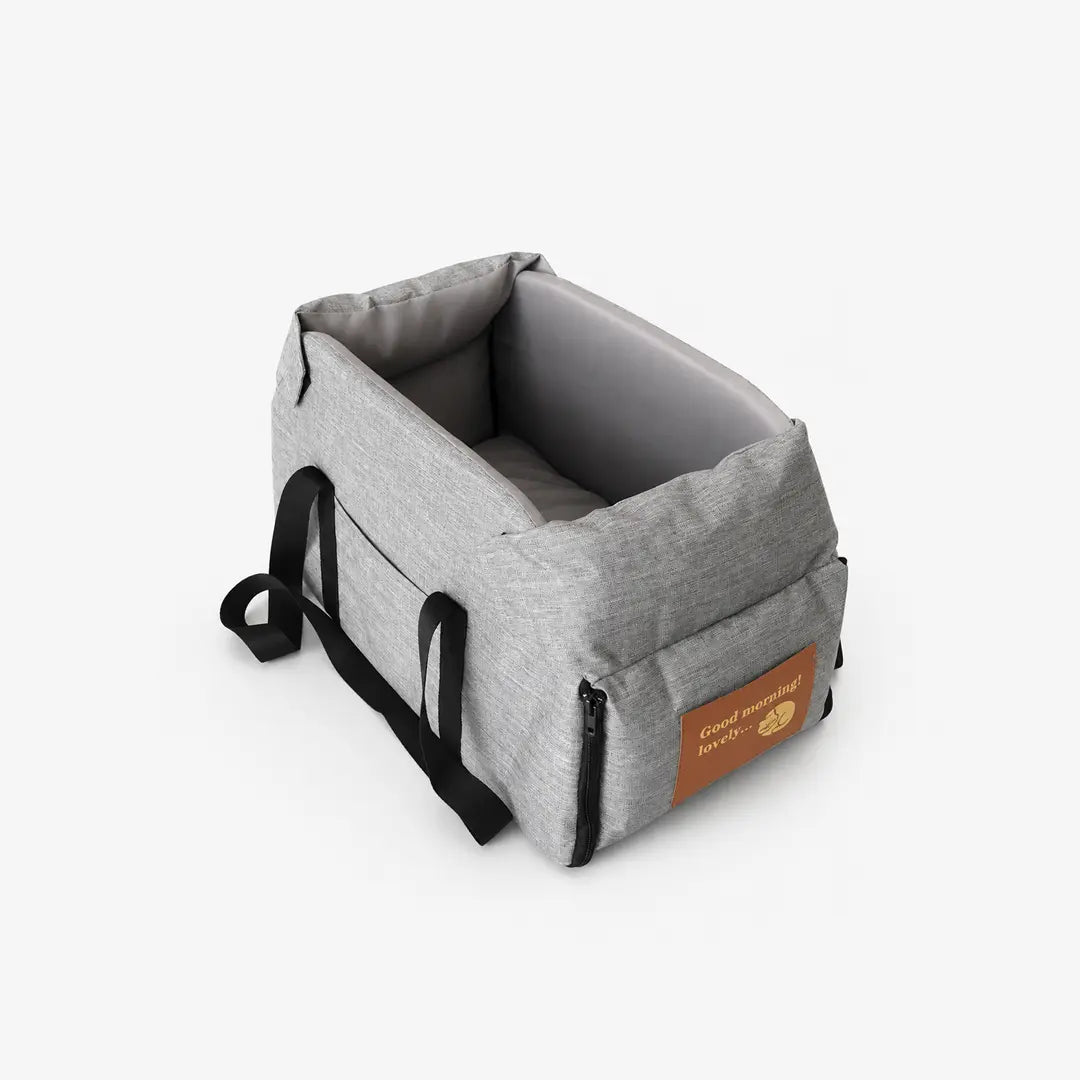 Dog Car Seat Console Booster & Carrier for Small Dogs & Cats