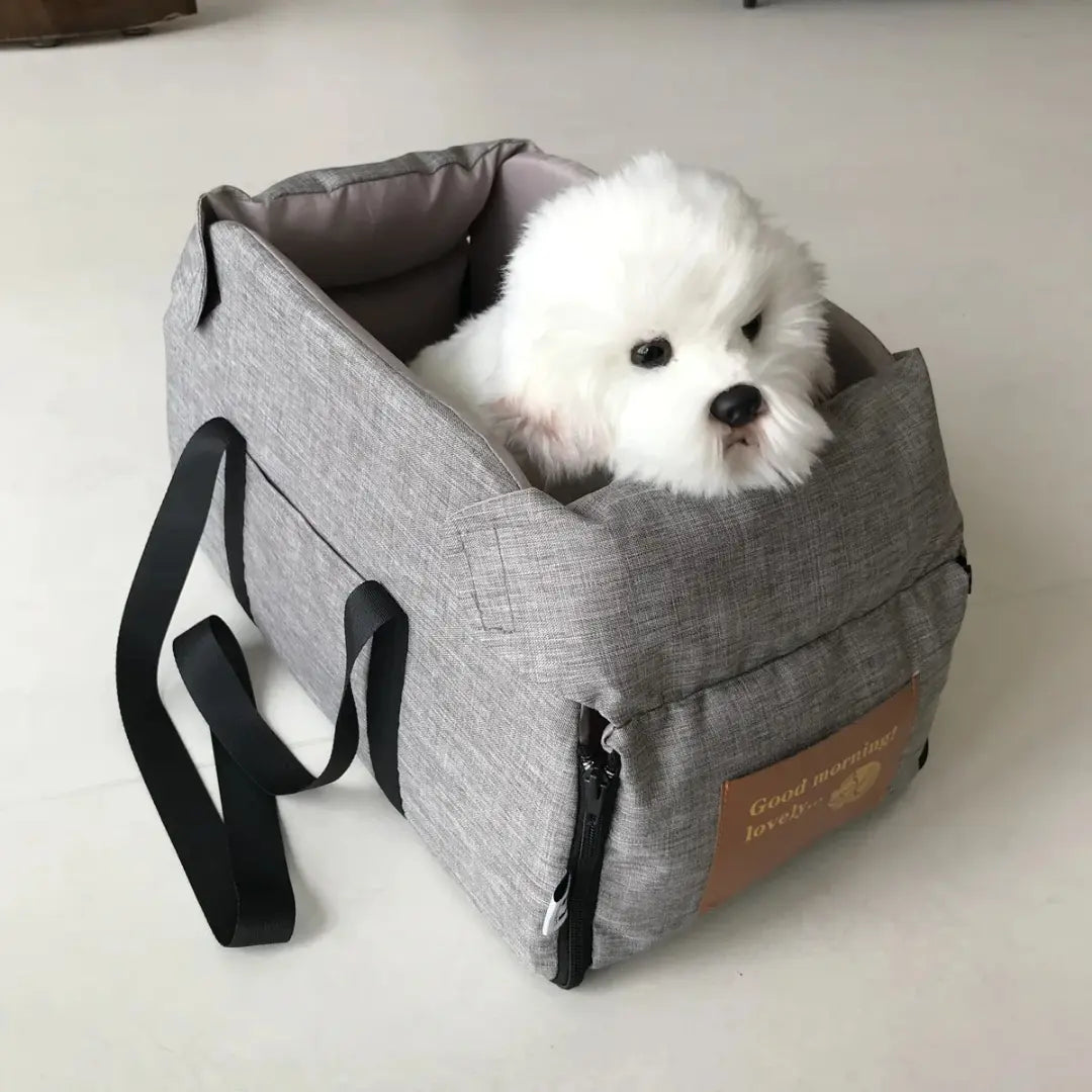 Dog Car Seat Console Booster & Carrier for Small Dogs & Cats