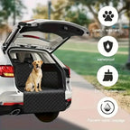 Dog Car Seat Cover for SUV & Rear Seats, Waterproof Black Liner