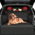 Dog Car Seat Cover for SUV & Rear Seats, Waterproof Black Liner