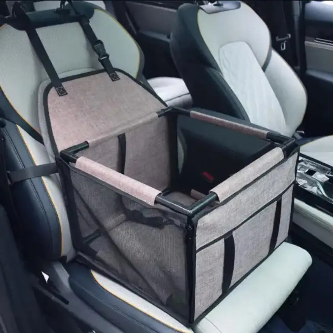 Dog Car Seat for Small & Medium Dogs, Waterproof Travel Carrier 39 × 39 cm