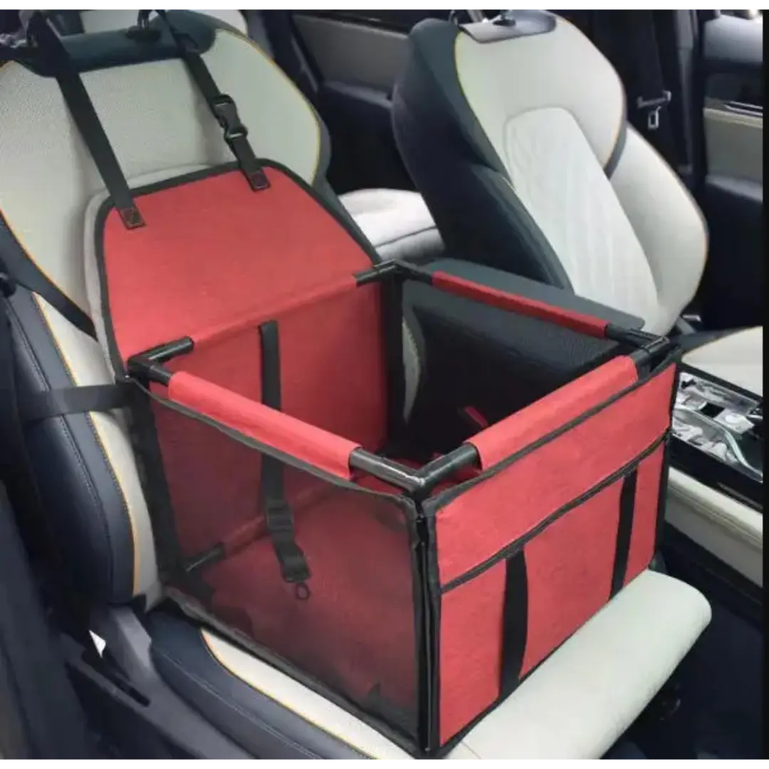 Dog Car Seat for Small & Medium Dogs, Waterproof Travel Carrier 39 × 39 cm