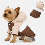Dog Coat for Small & Medium Dogs & Cats, Hooded Winter Jacket