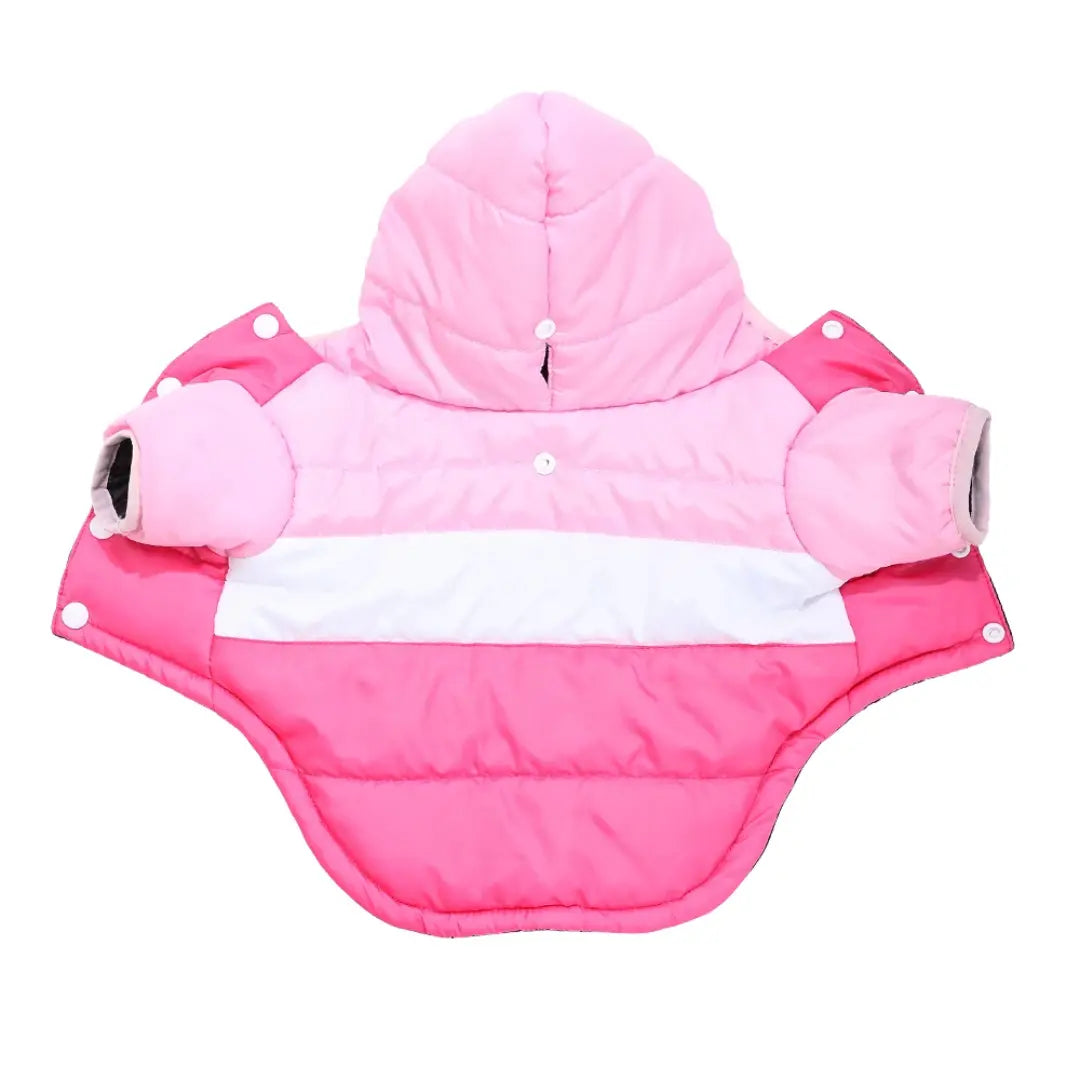Dog Coat for Small & Medium Dogs & Cats, Hooded Winter Jacket
