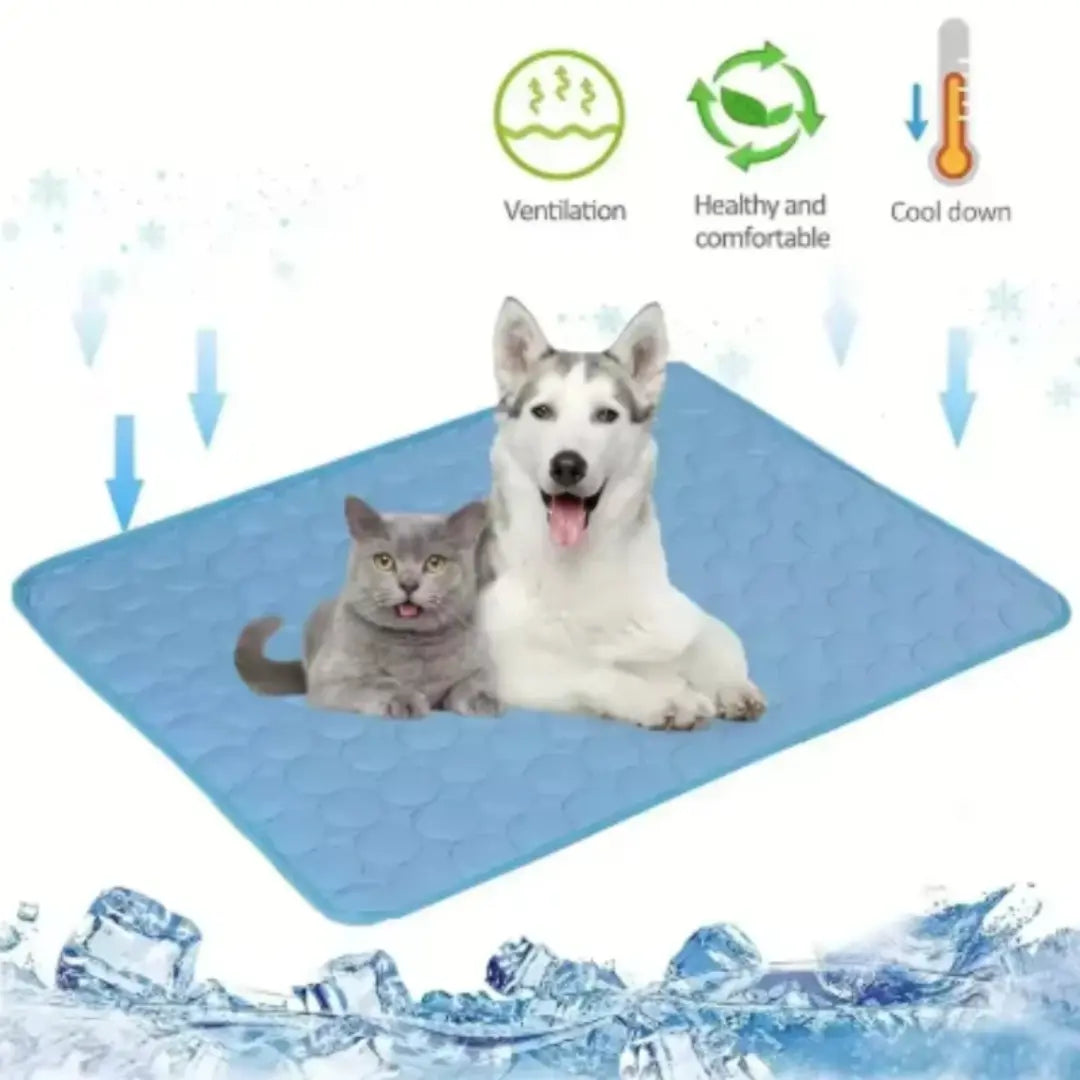 Dog Cooling Mat for Small to Large Dogs & Cats, Washable Pet Pad