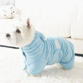 Dog Drying Coat for Dogs & Cats, Hooded Quick-Dry Bathrobe