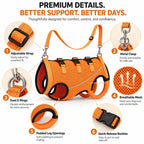 Dog Lift Harness for Elderly Dogs - Full-Body Mobility Support Vest for Stairs & Car Rides