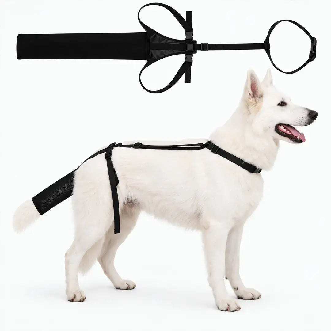Dog Tail Protector for Medium & Large Dogs, Breathable Adjustable Tail Guard Sleeve