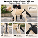 Dog Tail Protector for Medium & Large Dogs, Breathable Adjustable Tail Guard Sleeve