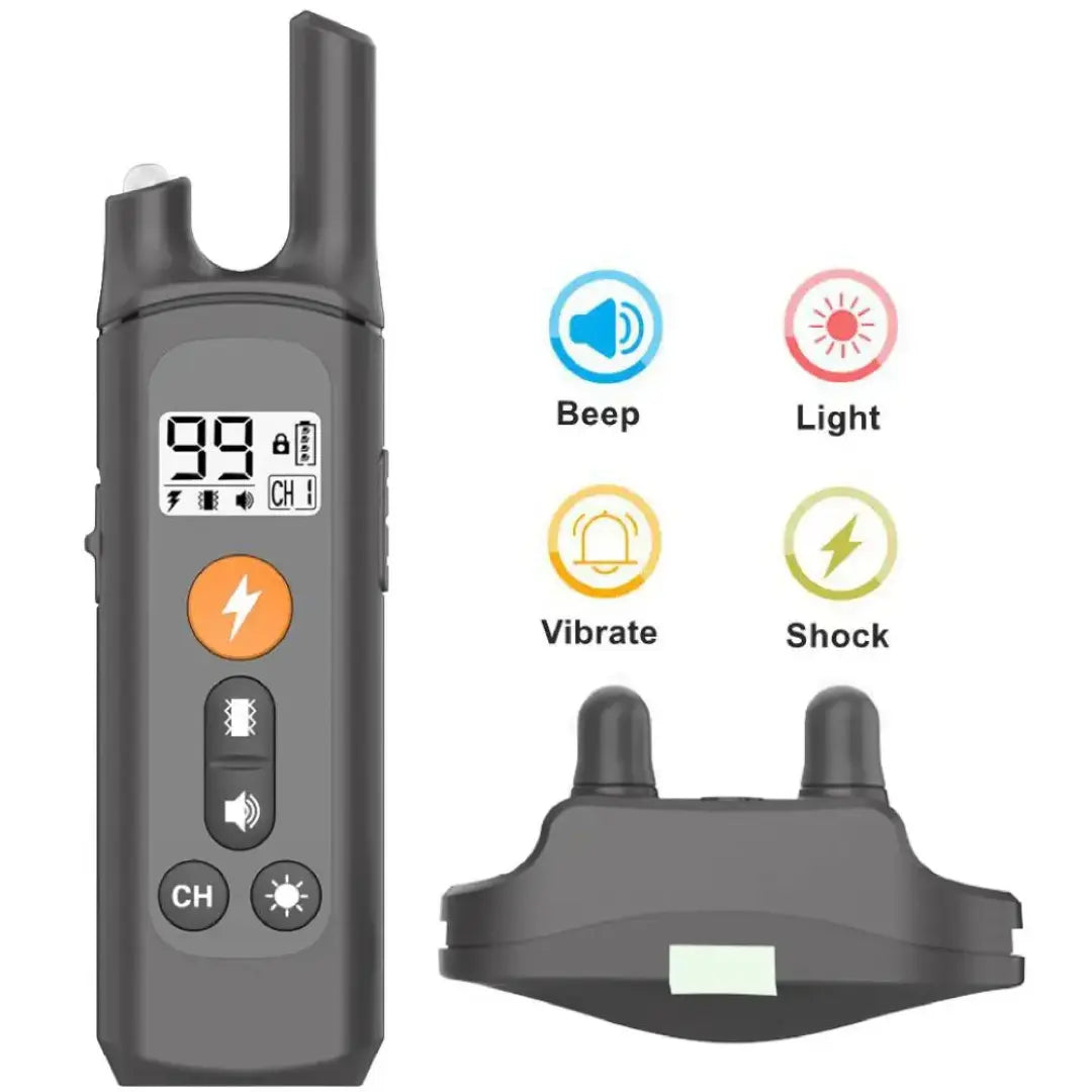 Dog Training Collar with Remote, Rechargeable & Waterproof for Dogs