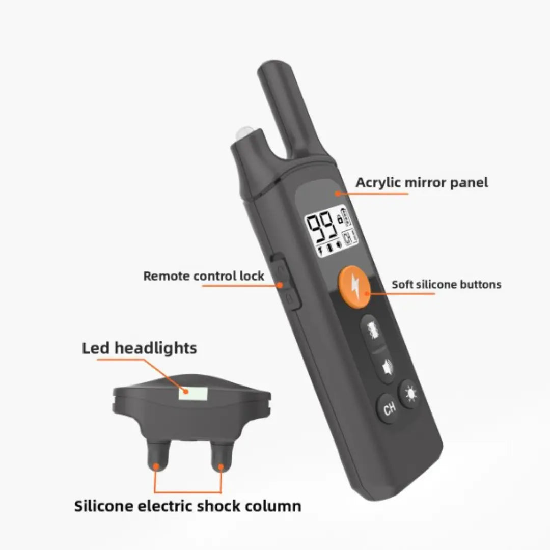 Dog Training Collar with Remote, Rechargeable & Waterproof for Dogs