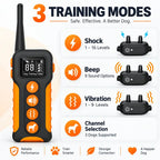 Dog Training Near Me Remote Dog Training Collar, 1000m Waterproof Rechargeable Training System