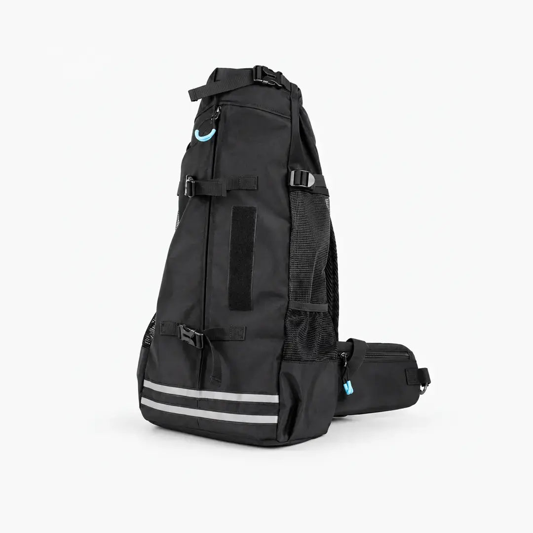 Dog Travel Backpack for Medium Dogs, Waterproof Carrier for Corgi & Shiba Inu