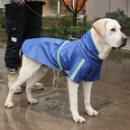 Dog Waterproof Coat for Small to Large Dogs, Reflective Hooded Raincoat