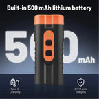 Dual-Head Ultrasonic Anti Barking Dog Device with LED Flashlight