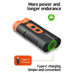 Dual-Head Ultrasonic Anti Barking Dog Device with LED Flashlight