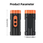 Dual-Head Ultrasonic Anti Barking Dog Device with LED Flashlight