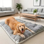 Extra Large Plush Dog Bed Sofa with Thick Padded Sides, 120 × 60 cm