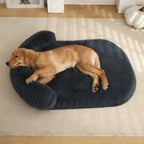 Fluffy Dog Bed Mat for Small to Large Dogs, Washable Plush Cushion