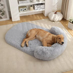 Fluffy Dog Bed Mat for Small to Large Dogs, Washable Plush Cushion