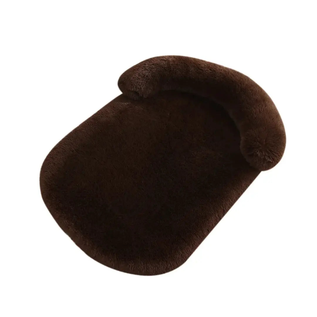Fluffy Dog Bed Mat for Small to Large Dogs, Washable Plush Cushion