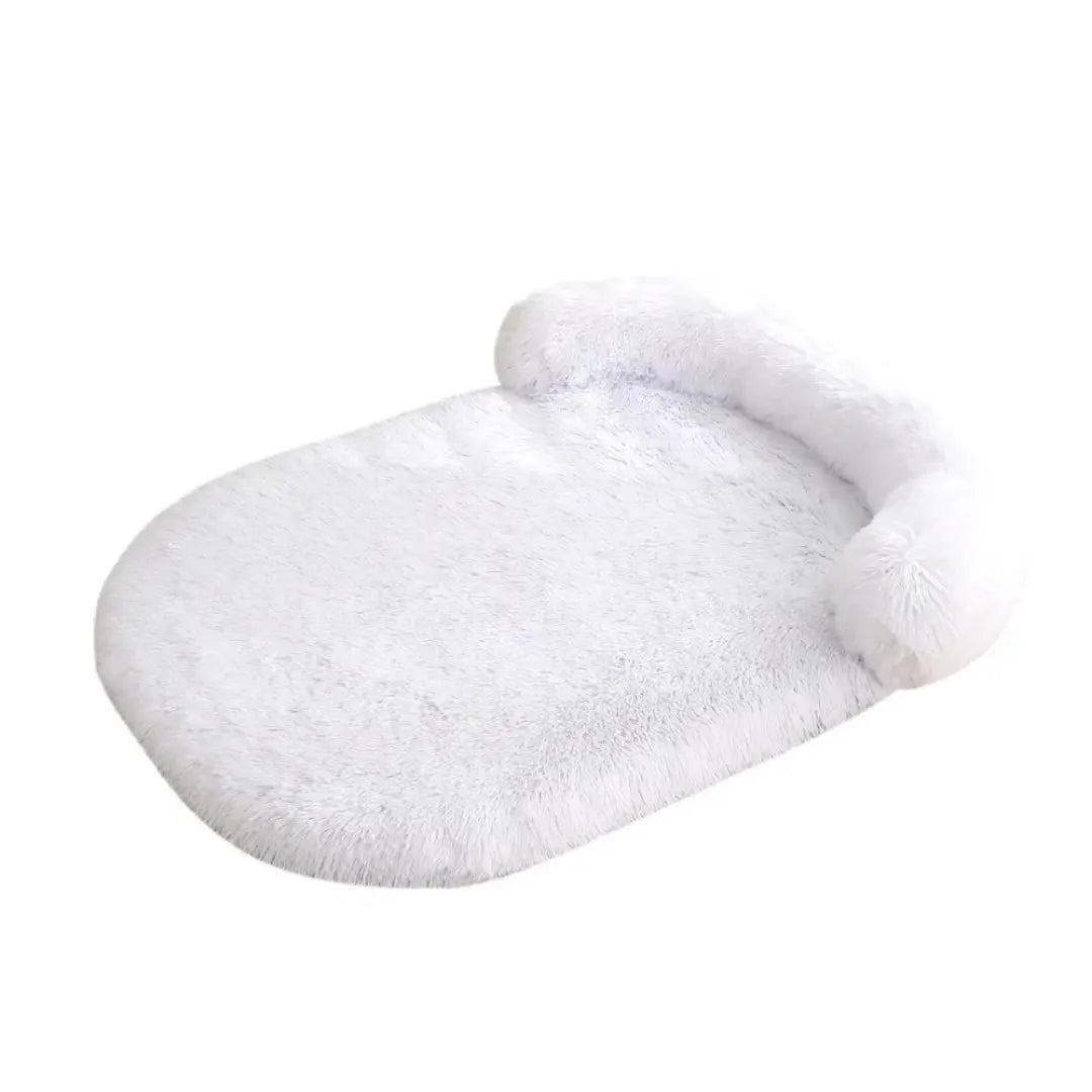Fluffy Dog Bed Mat for Small to Large Dogs, Washable Plush Cushion