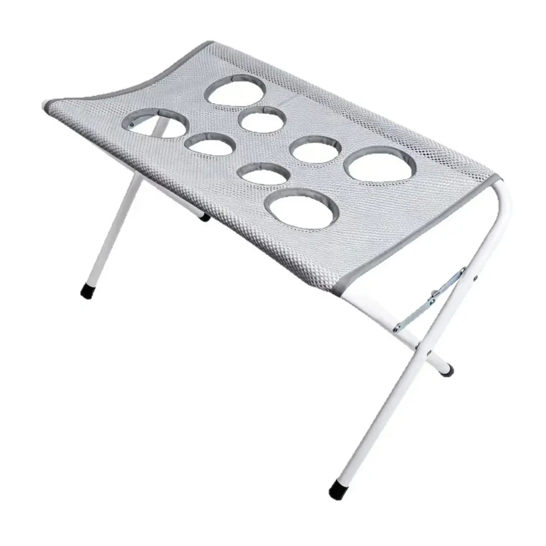 Foldable Pet Grooming Table with Mesh Bathing Platform for Dogs & Cats