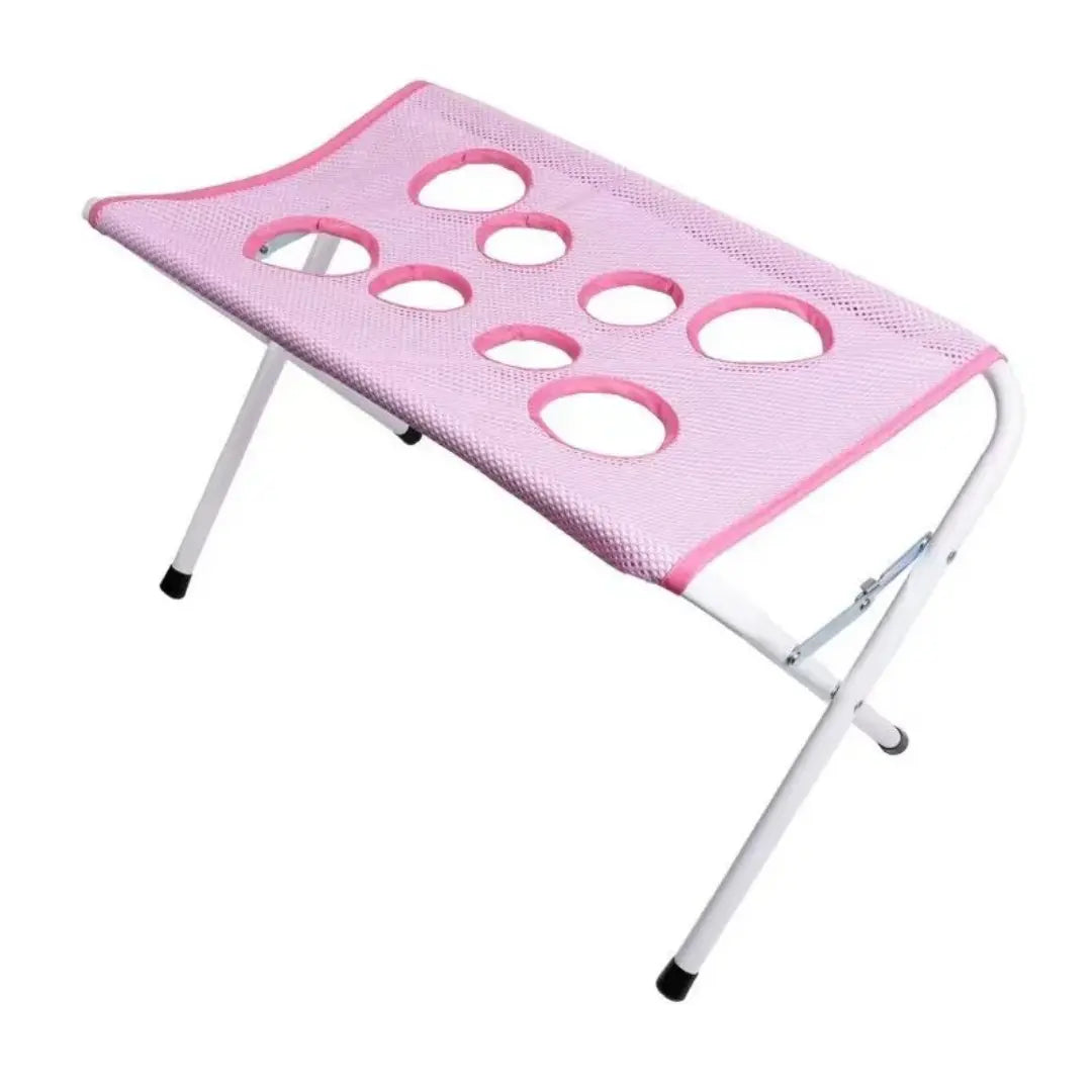 Foldable Pet Grooming Table with Mesh Bathing Platform for Dogs & Cats