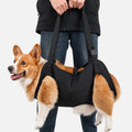 Full Body Support Dog Lift Harness with Padded Carry Handle, Black
